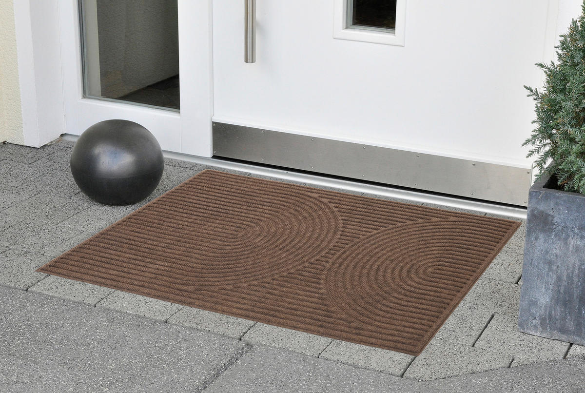 Fußmatte Curves taupe B/L: ca. 50x80 cm Curves - taupe (50,00/80,00cm)