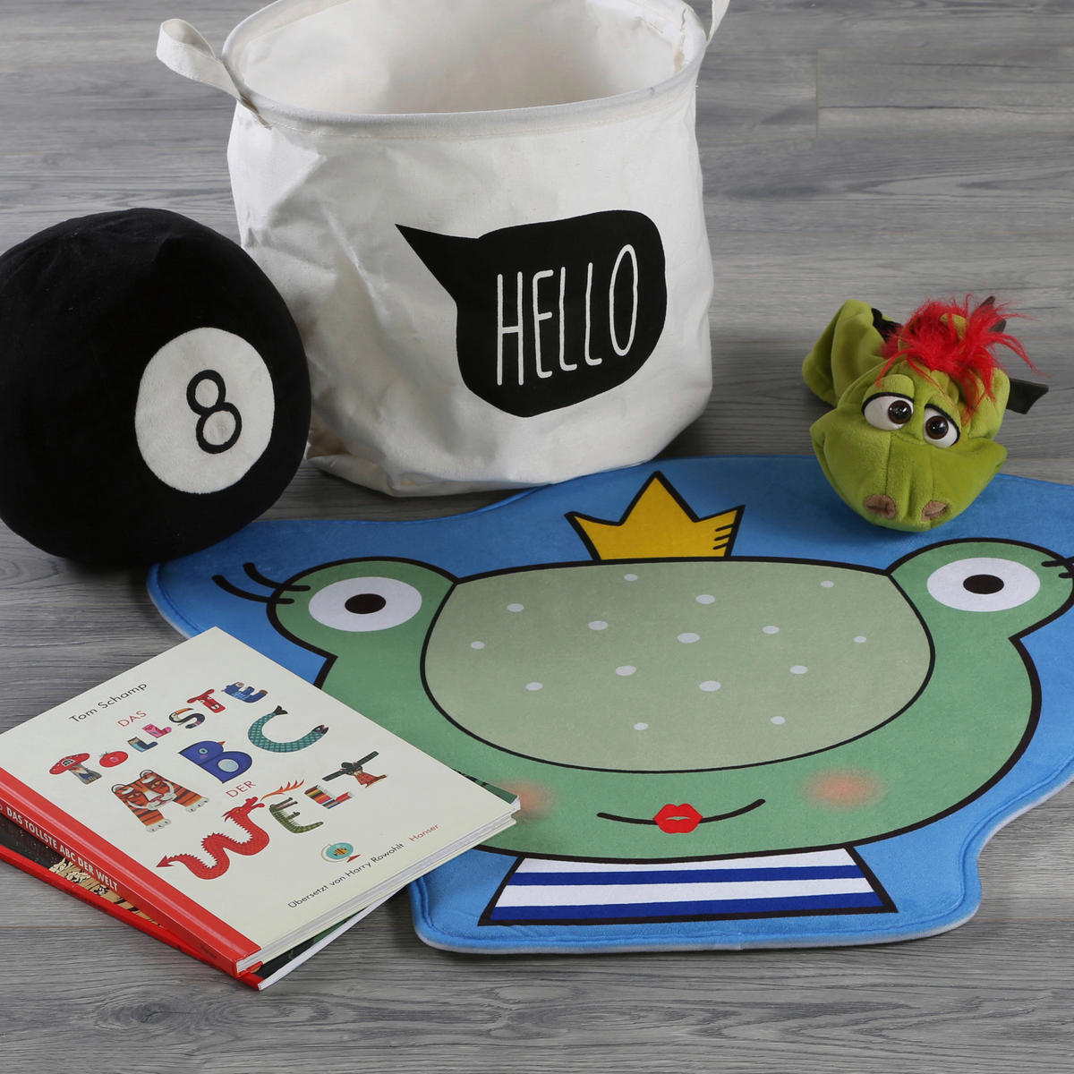 Obsession Teppich My Ibo Kids grün B/L: ca. 70x60 cm My Ibo Kids - blau/grün (70,00/60,00cm) - Obsession