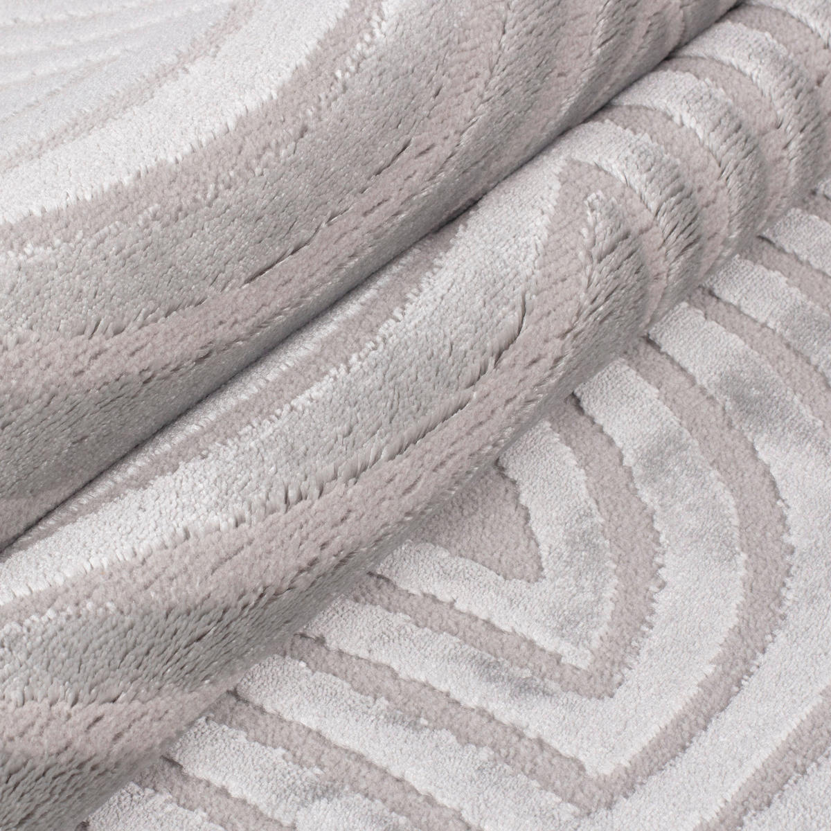 Ayyildiz Teppich SAHARA silber B/L: ca. 120x170 cm SAHARA - silber (120,00/170,00cm) - Ayyildiz