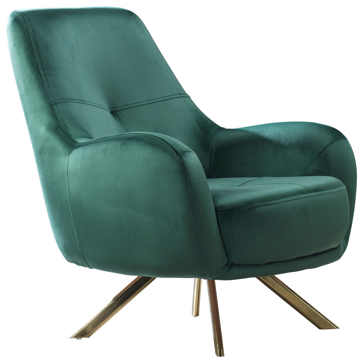 Sofa Tokio grün Microfaser Tokio - gold/grün