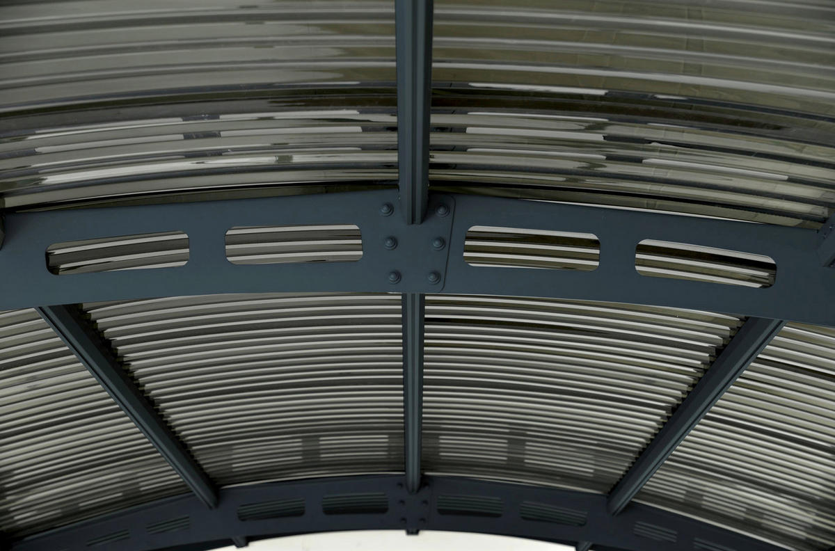 Palram Carport Atlas B/H/L: ca. 288x243x495 cm Atlas - anthrazit (495,00/288,00/243,00cm) - Palram
