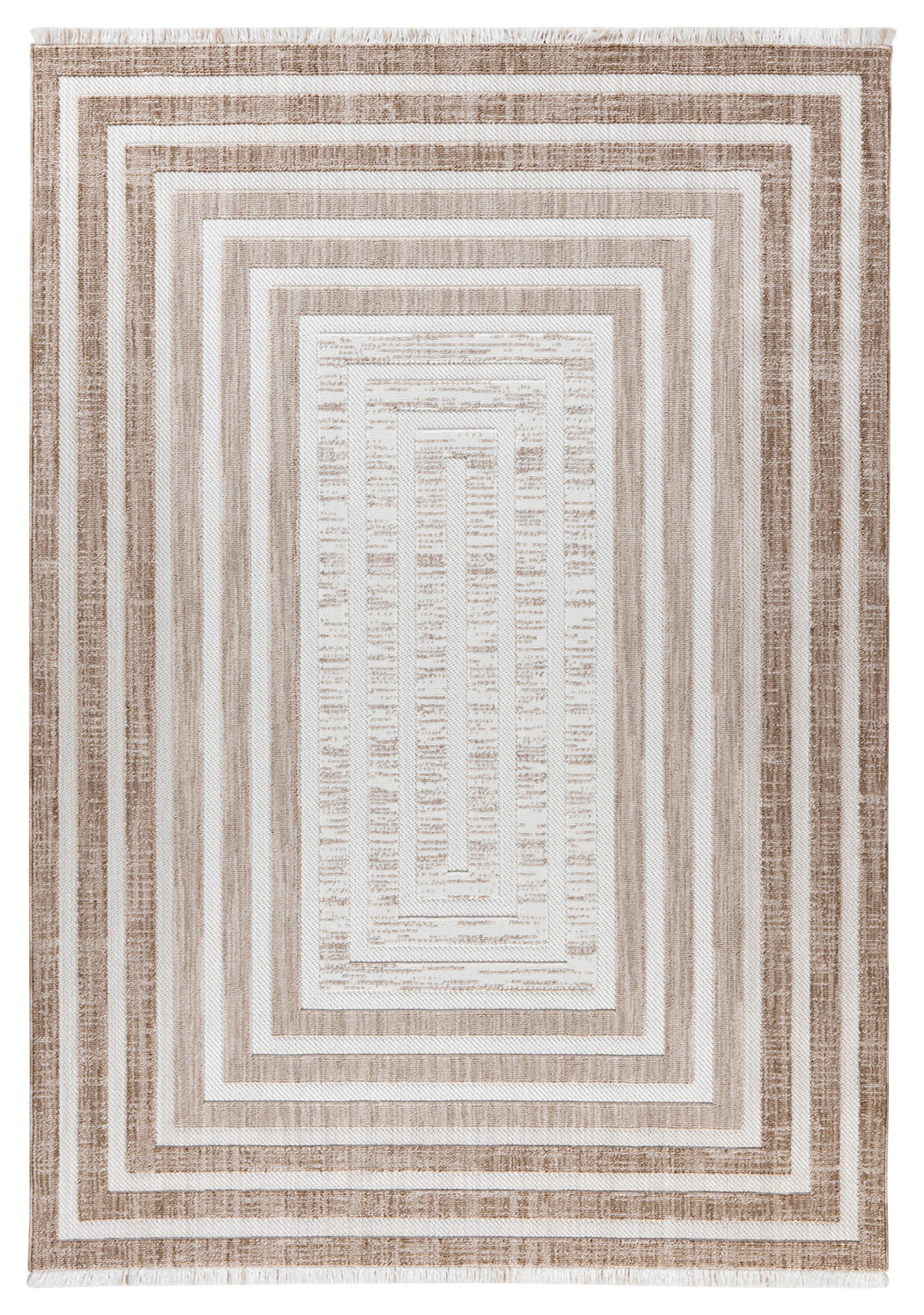 360Living Teppich Sarai braun B/L: ca. 160x230 cm Sarai - braun/beige (160,00/230,00cm) - 360Living