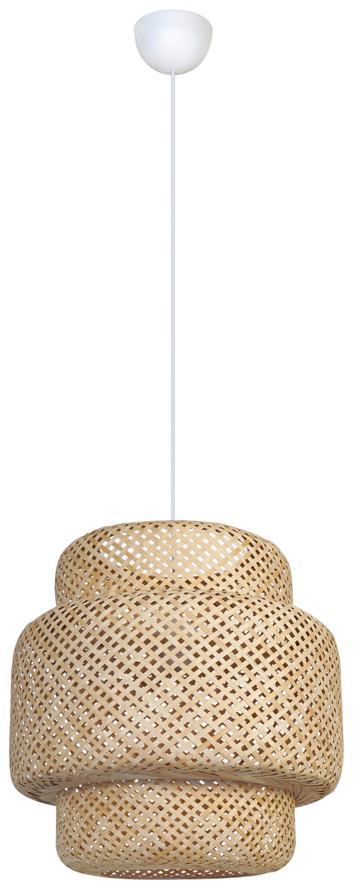 Pendelleuchte H/D: ca. 120x40 cm null 1 Brennstellen Pendelleuchte_Bamboo - (40,00/120,00cm)