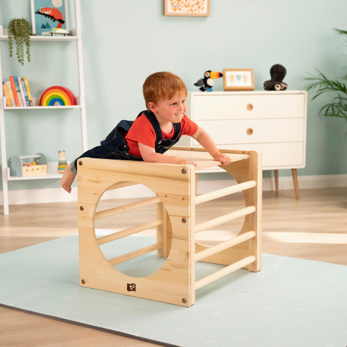 TP Toys Kletterwürfel Active Tots Cube natur B/H/L: ca. 60x52x52 cm Active Tots Cube - natur (52,00/60,00/52,00cm) - TP Toys