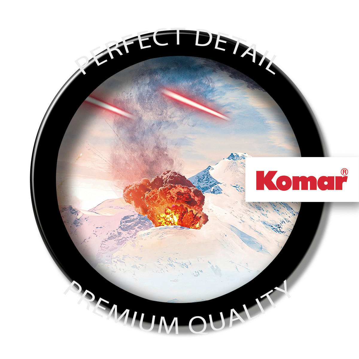 Komar Fototapete Star Wars Hoth Showdown B/L: ca. 400x250 cm Star Wars Hoth Showdown - (400,00/250,00cm) - Komar