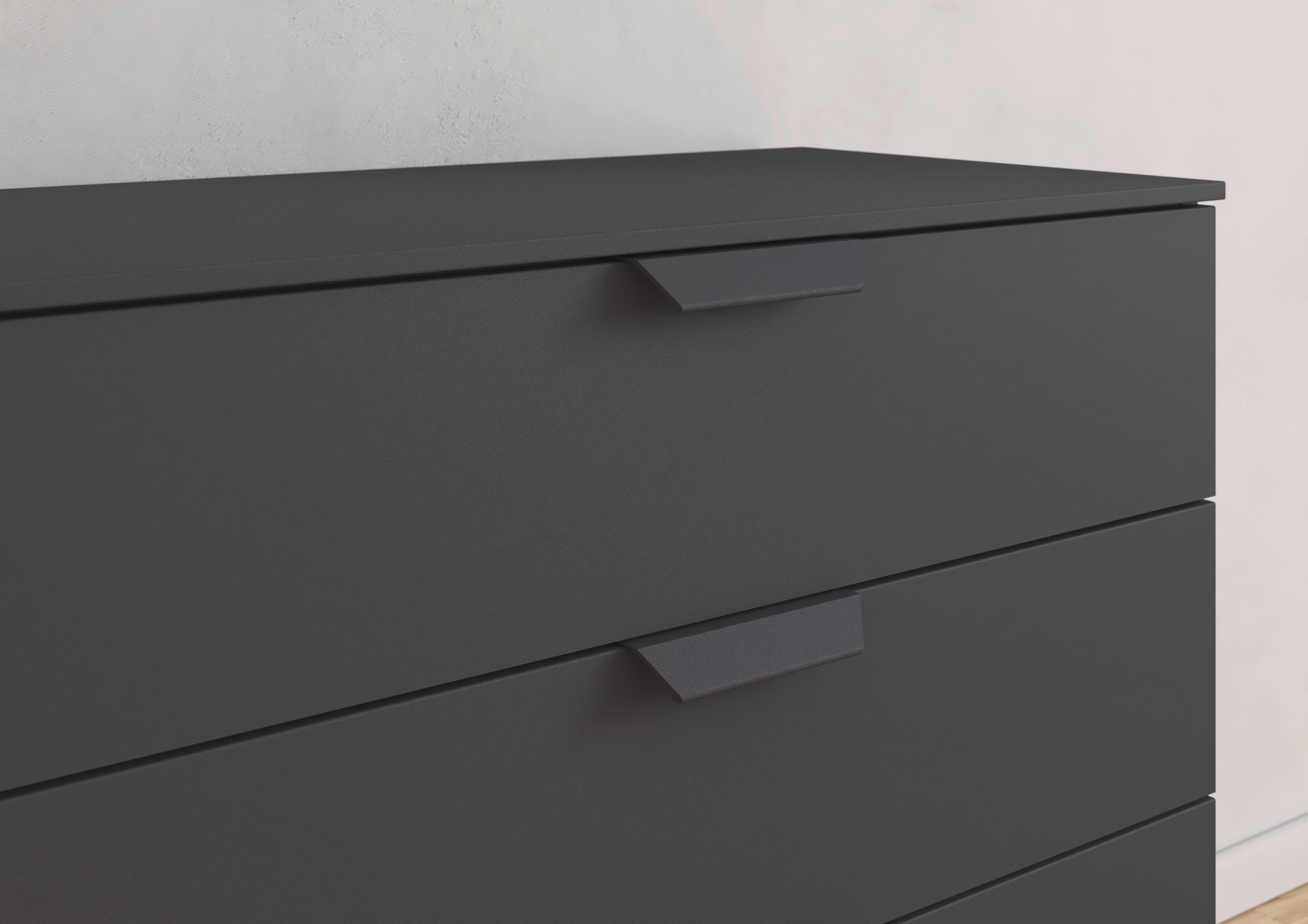 Kommode Aditio grau B/H/T: ca. 80x81x42 cm Aditio - Alu/grau (80,00/81,00/42,00cm)