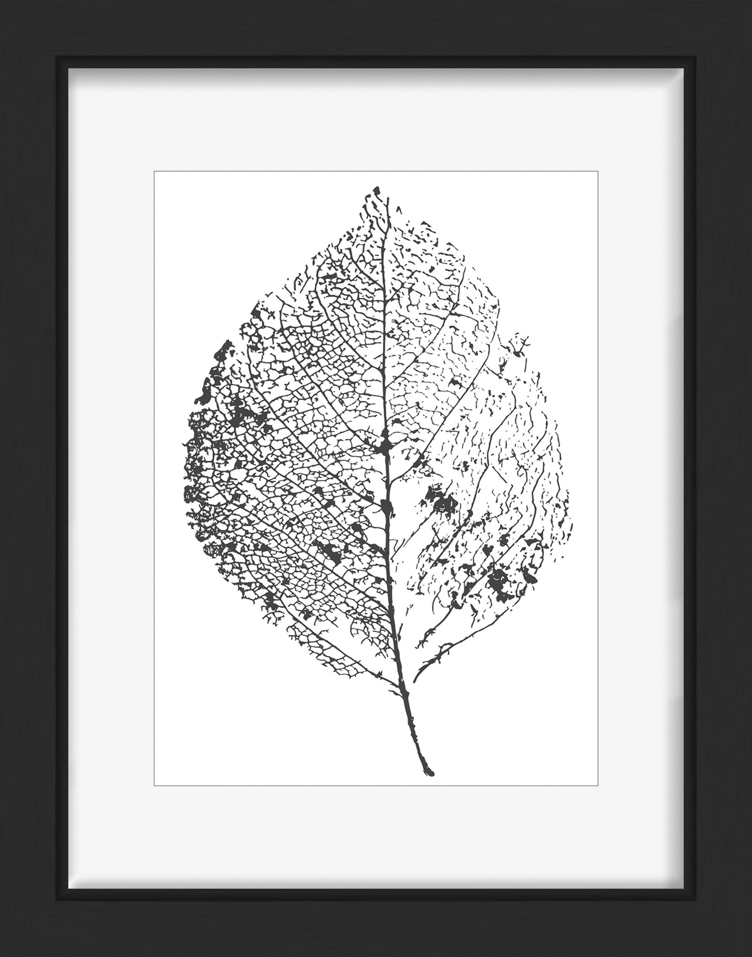 The Wall Bilderrahmen schwarz Holz B/H: ca. 18x24 cm Holzrahmen_Modern 18x24 - schwarz (18,00/24,00cm) - The Wall