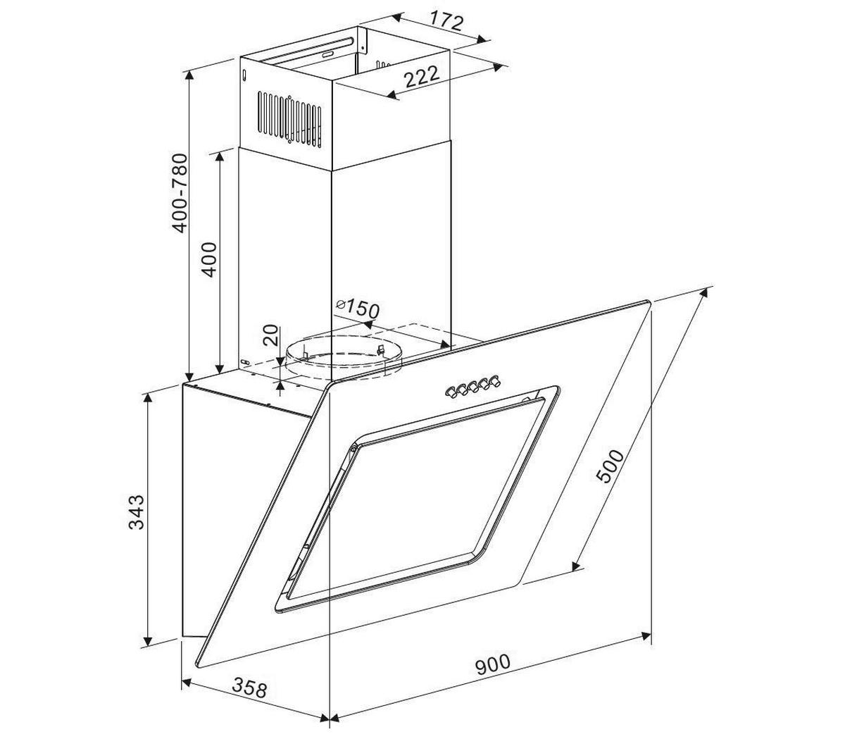 Respekta Küchenblock Premium weiß hochglänzend B/H/T: ca. 280x220,5x172 cm Premium - weiß/granit (280,00/220,50/172,00cm) - Respekta
