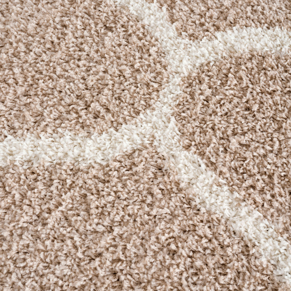 Sanat Hochflorteppich MADRID beige D: ca. 200 cm MADRID - beige (200,00cm) - Sanat