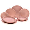 CreaTable Tafelservice Uno Rusty rosé Steinzeug 8 tlg. Uno Rusty - rosé - CreaTable