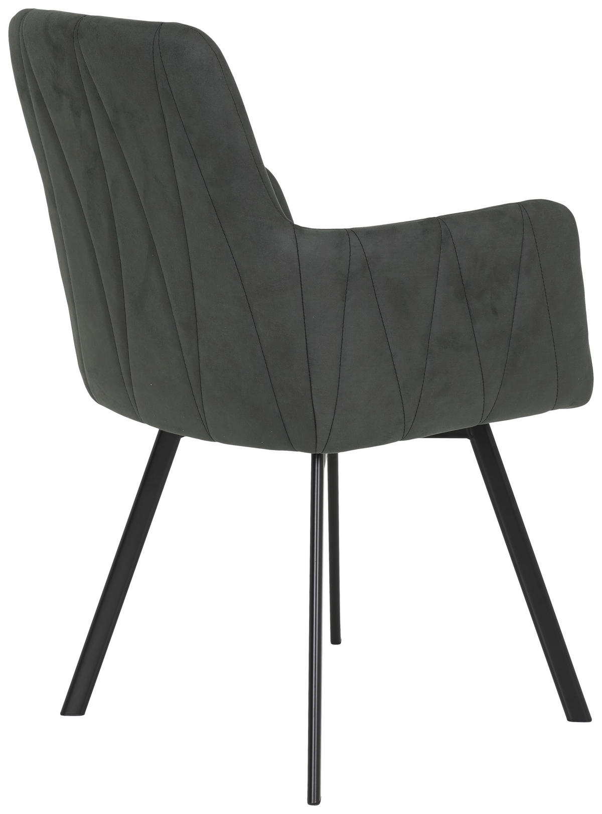 Essgruppe Gesa II Eiche anthrazit Holzwerkstoff B/H/T: ca. 180x76x90 cm Gesa II - Eiche/anthrazit (180,00/76,00/90,00cm) - Hela