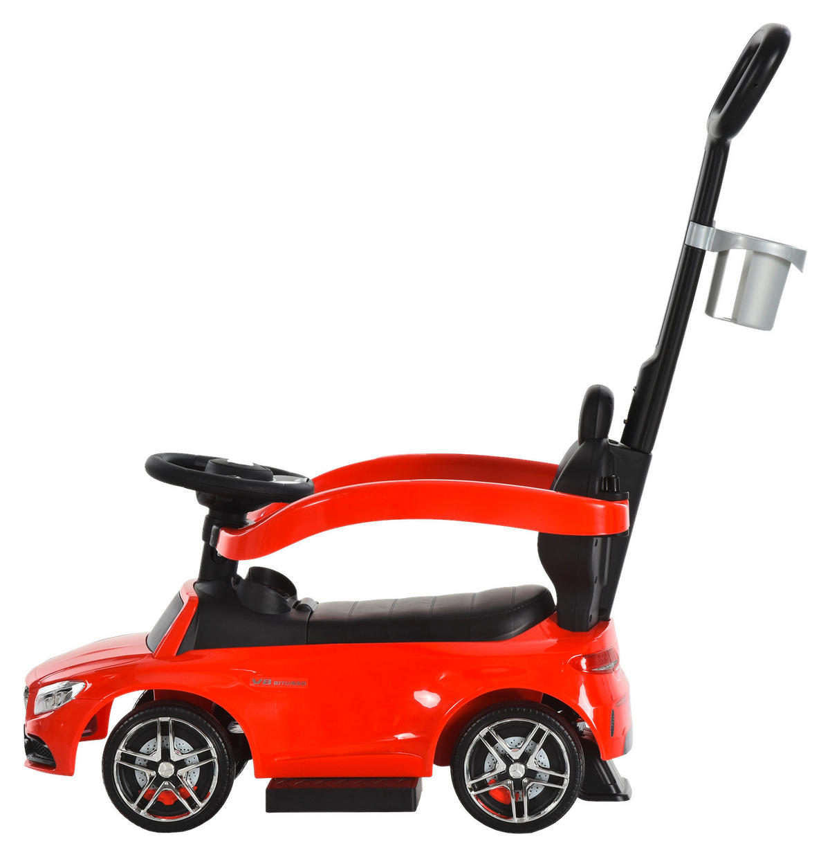 HOMCOM Kinder-Rutschauto rot B/H/L: ca. 40x83x84 cm Rutschauto - rot/schwarz (84,00/40,00/83,00cm) - HOMCOM