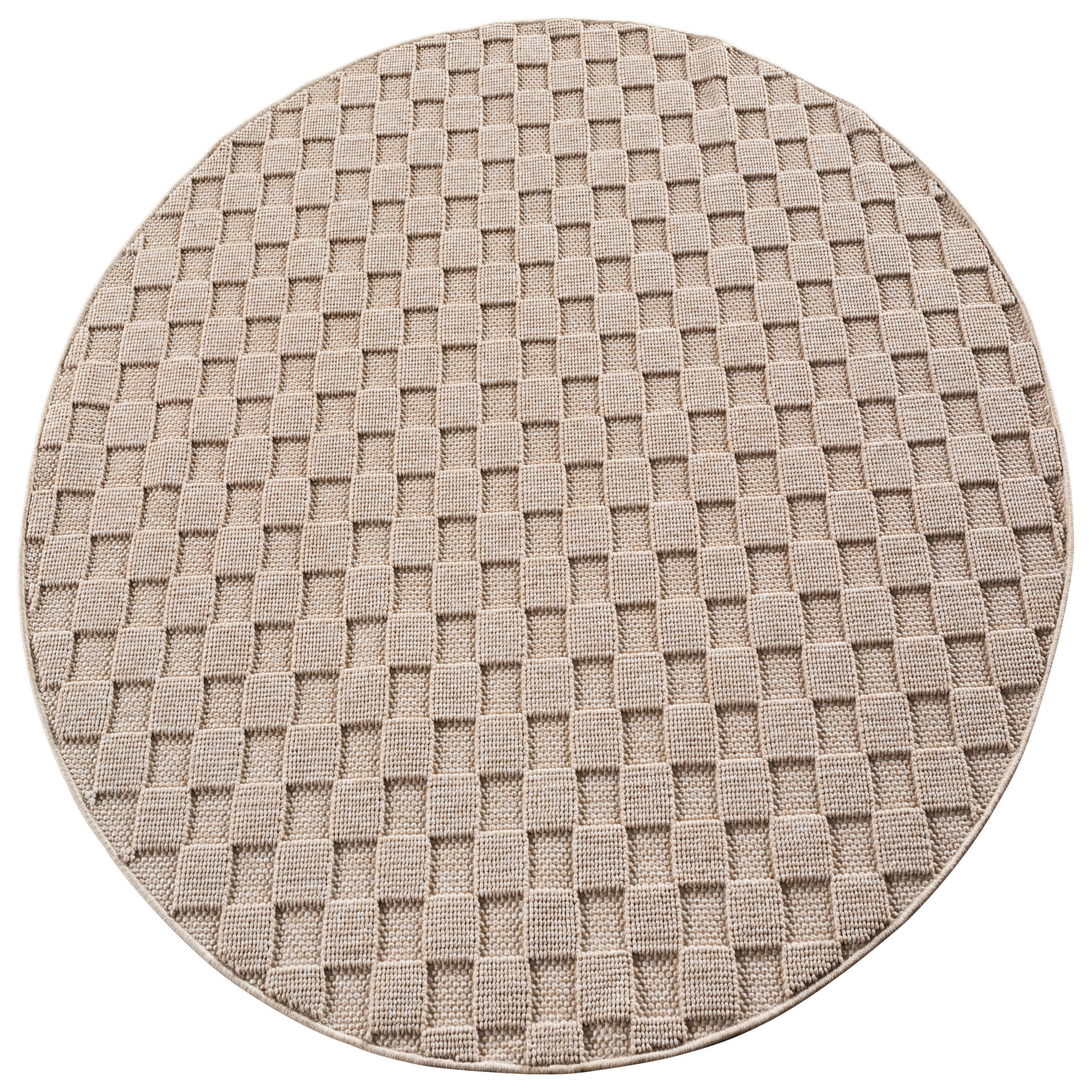 Ayyildiz Kurzflorteppich HELIX beige B/H/L: ca. 80x0,7x80 cm HELIX - beige (80,00/80,00/0,70cm) - Ayyildiz