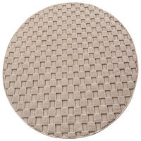 Ayyildiz Kurzflorteppich HELIX beige B/H/L: ca. 80x0,7x80 cm HELIX - beige (80,00/80,00/0,70cm) - Ayyildiz