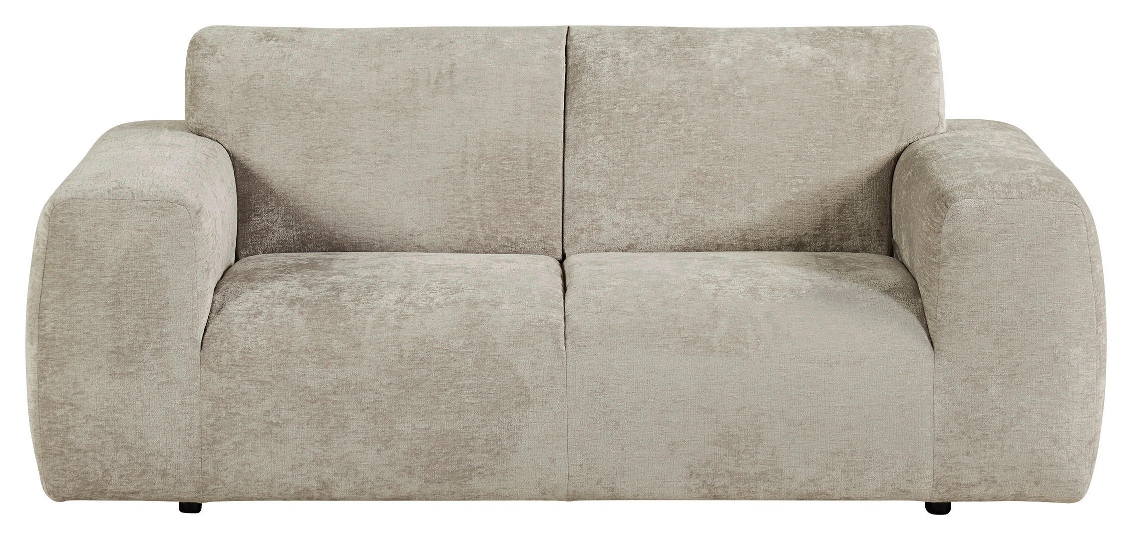Sofa Ando beige Microfaser B/H/T: ca. 191x78x99 cm Ando - beige/schwarz (191,00/78,00/99,00cm)