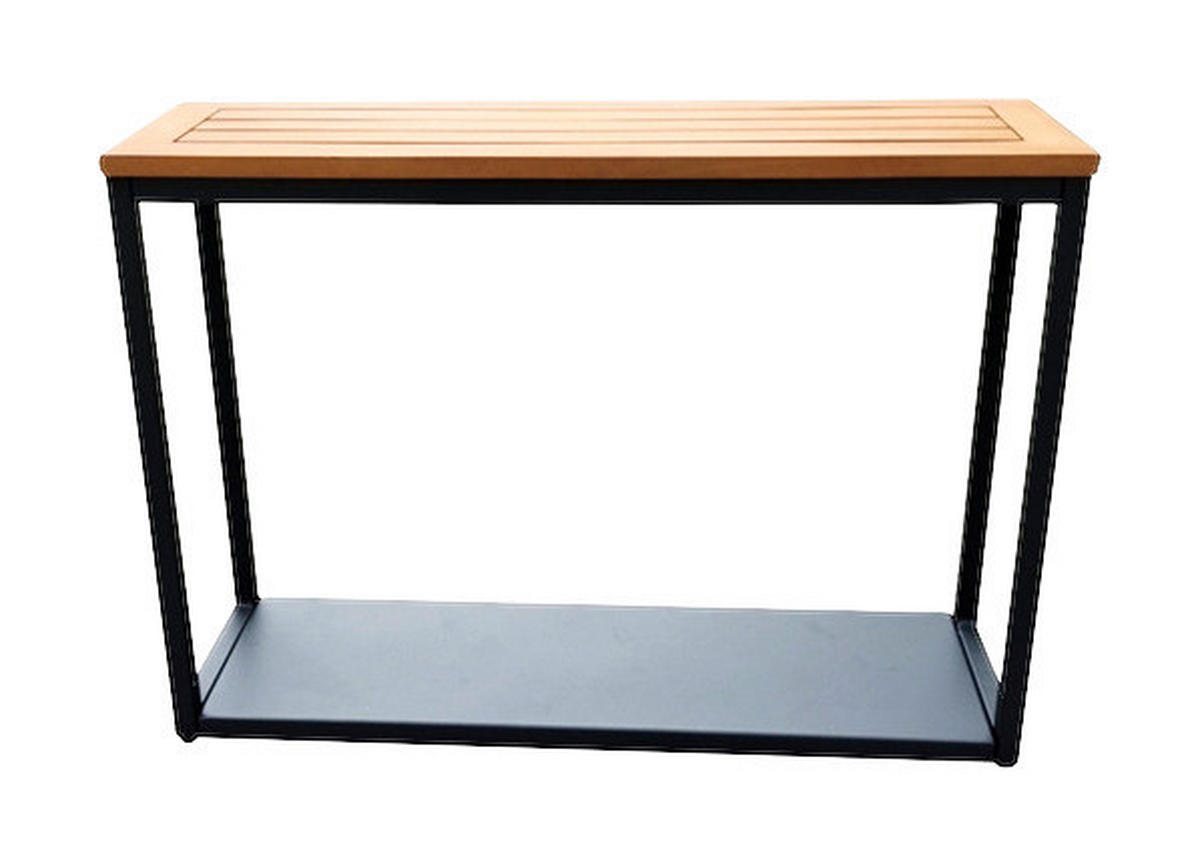Acamp Gartentisch Oslo anthrazit Aluminium B/H/T: ca. 49x45x49 cm Oslo - natur/anthrazit (49,00/45,00/49,00cm) - Acamp