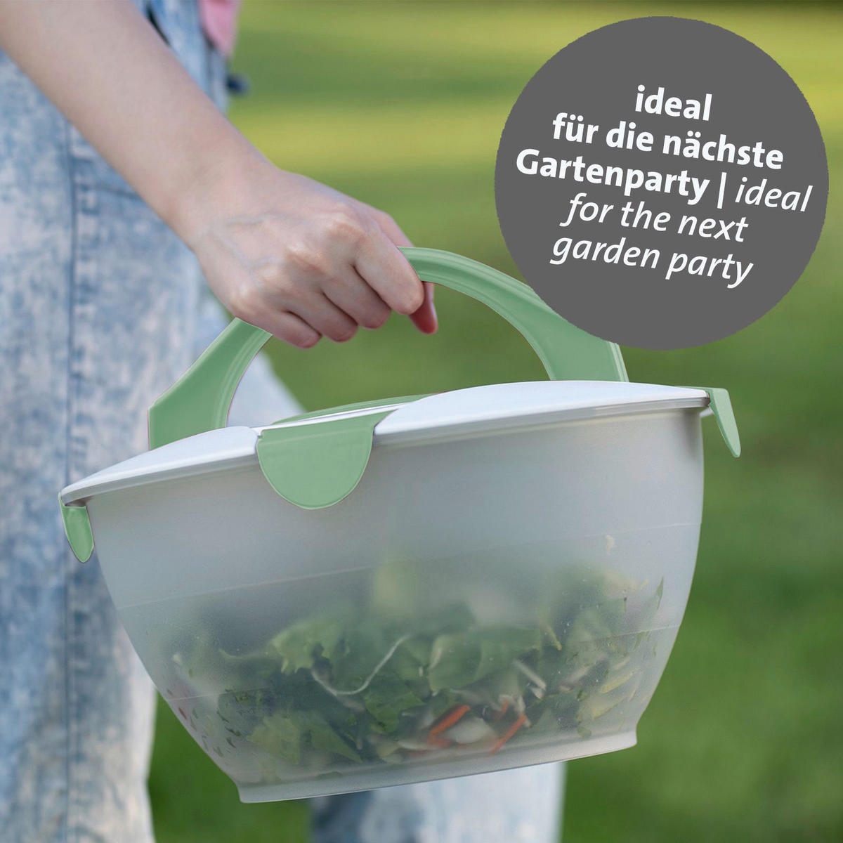 Westmark Salatschüssel Praktika grün Praktika - weiß/grün - Westmark