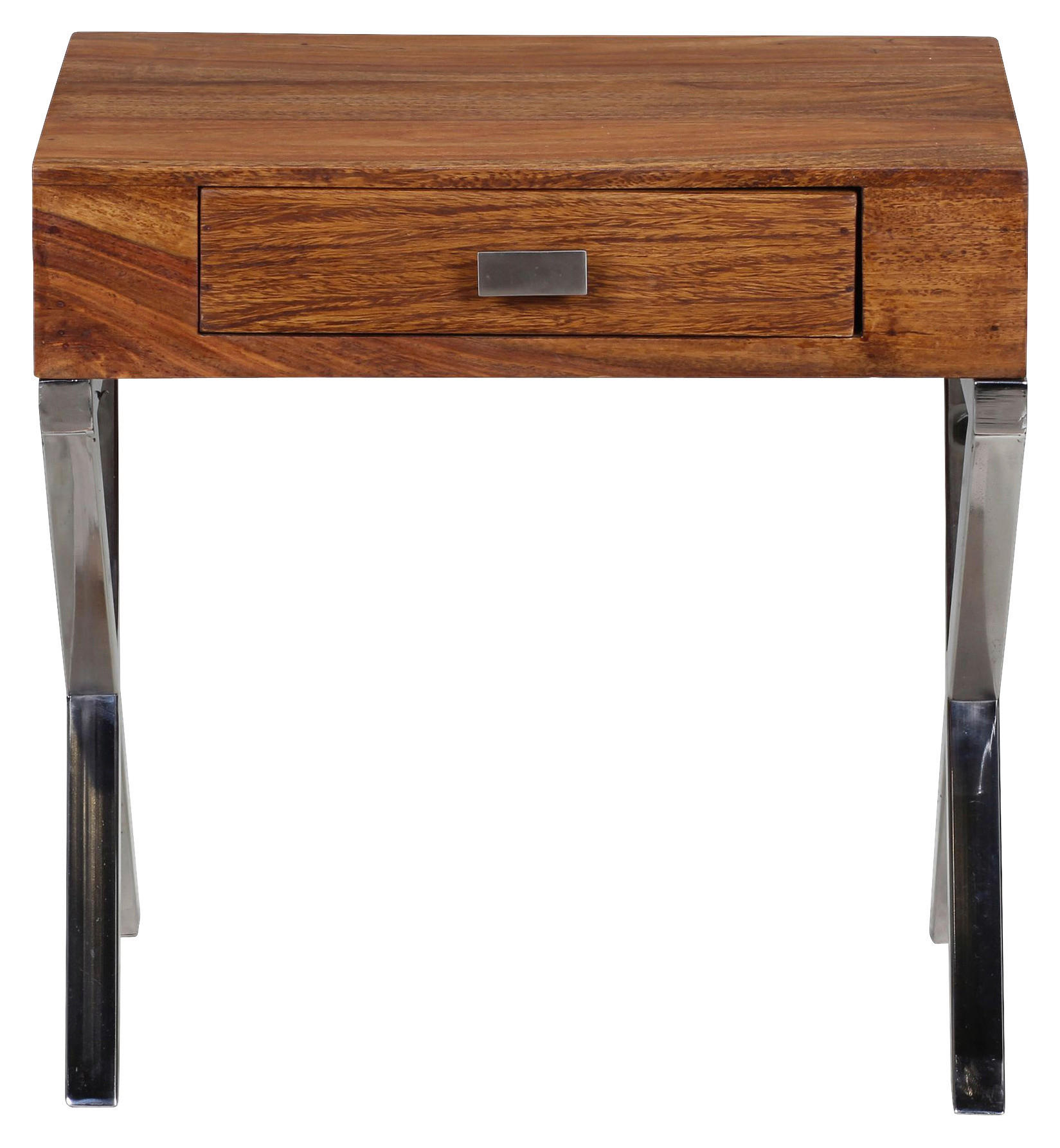 Nachtkonsole braun B/H/T: ca. 45x50x45 cm Nachttisch GUNA - braun (45,00/50,00/45,00cm) - Wohnling