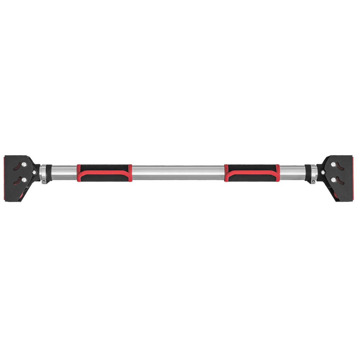 SPORTNOW Klimmzugstange rot Edelstahl B/H/L: ca. 10x7x92 cm Klimmzugstange - rot/schwarz (92,00/10,00/7,00cm) - SPORTNOW