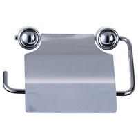 Toilettenpapierhalter silber Eisen B/H/L: ca. 15x13x3 cm WC-Papierhalter_Atlantik 280031 - silber (3,00/15,00/13,00cm) - Axentia