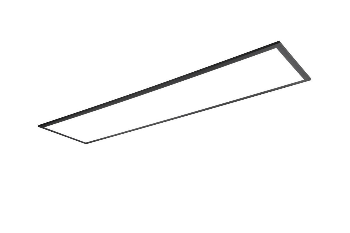 Reality LED-Deckenleuchte Beta R67661232 schwarz Metall B/H/T: ca. 119,5x5,5x29,5 cm 1 Brennstellen Beta - schwarz (119,50/5,50/29,50cm) - Reality