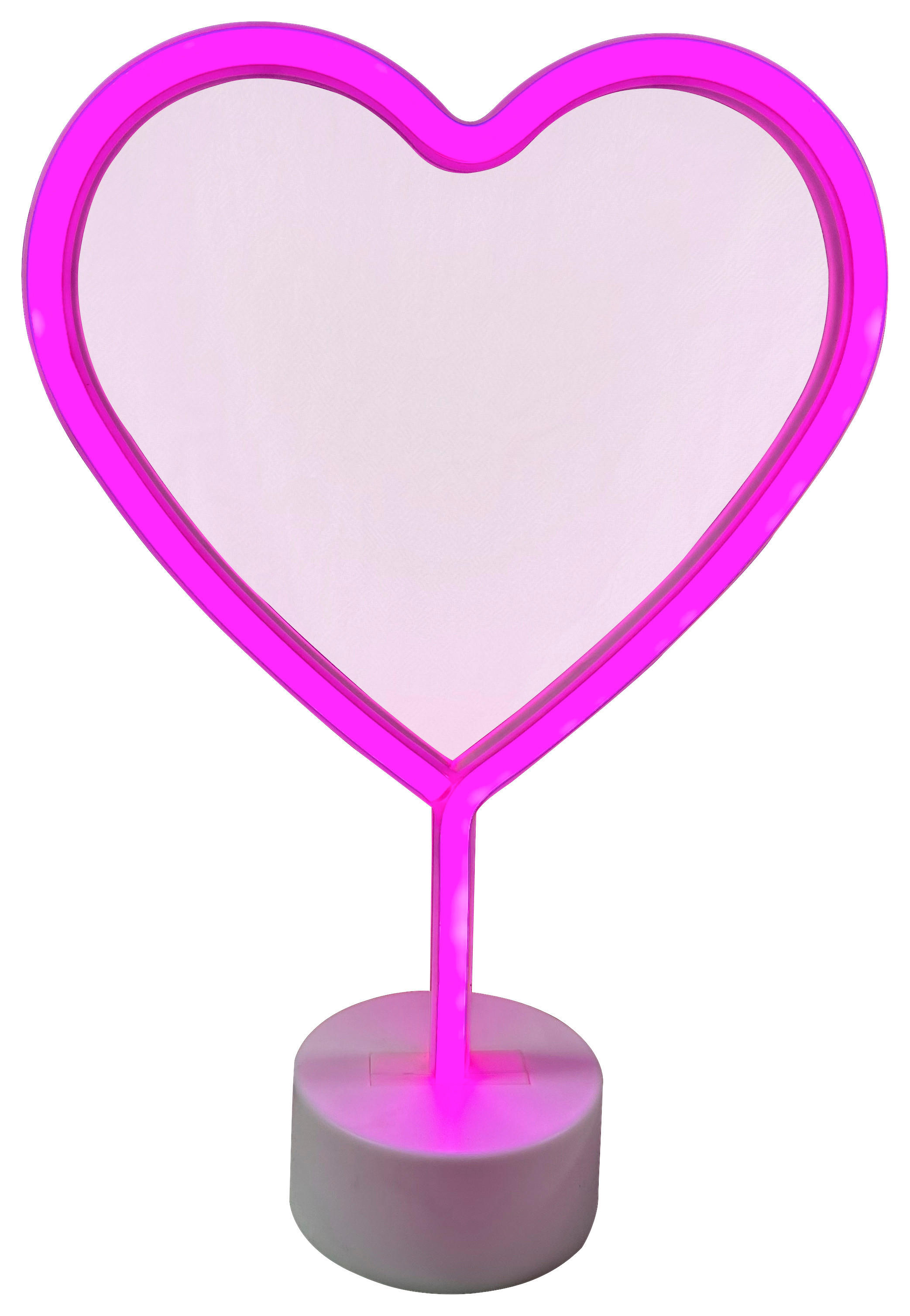 POCOline LED-Neon-Leuchte B/L: ca. 20,8x29,5 cm LED-Neon-Tischleuchte_Herz - (20,80/29,50cm) - POCOline