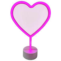 POCOline LED-Neon-Leuchte B/L: ca. 20,8x29,5 cm LED-Neon-Tischleuchte_Herz - (20,80/29,50cm) - POCOline