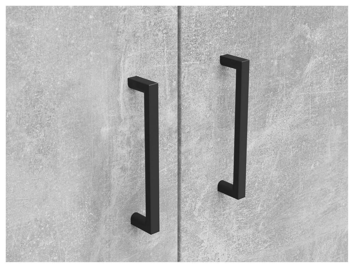 Schrank Multi-Stauraum Typ 38 Beton Optik B/H/T: ca. 80x195x40 cm Multi-Stauraum Typ 38 - Beton (80,00/195,00/40,00cm)