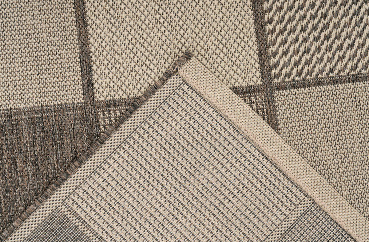 360Living Teppich Splash braun B/L: ca. 120x170 cm Splash - braun/creme (120,00/170,00cm) - 360Living