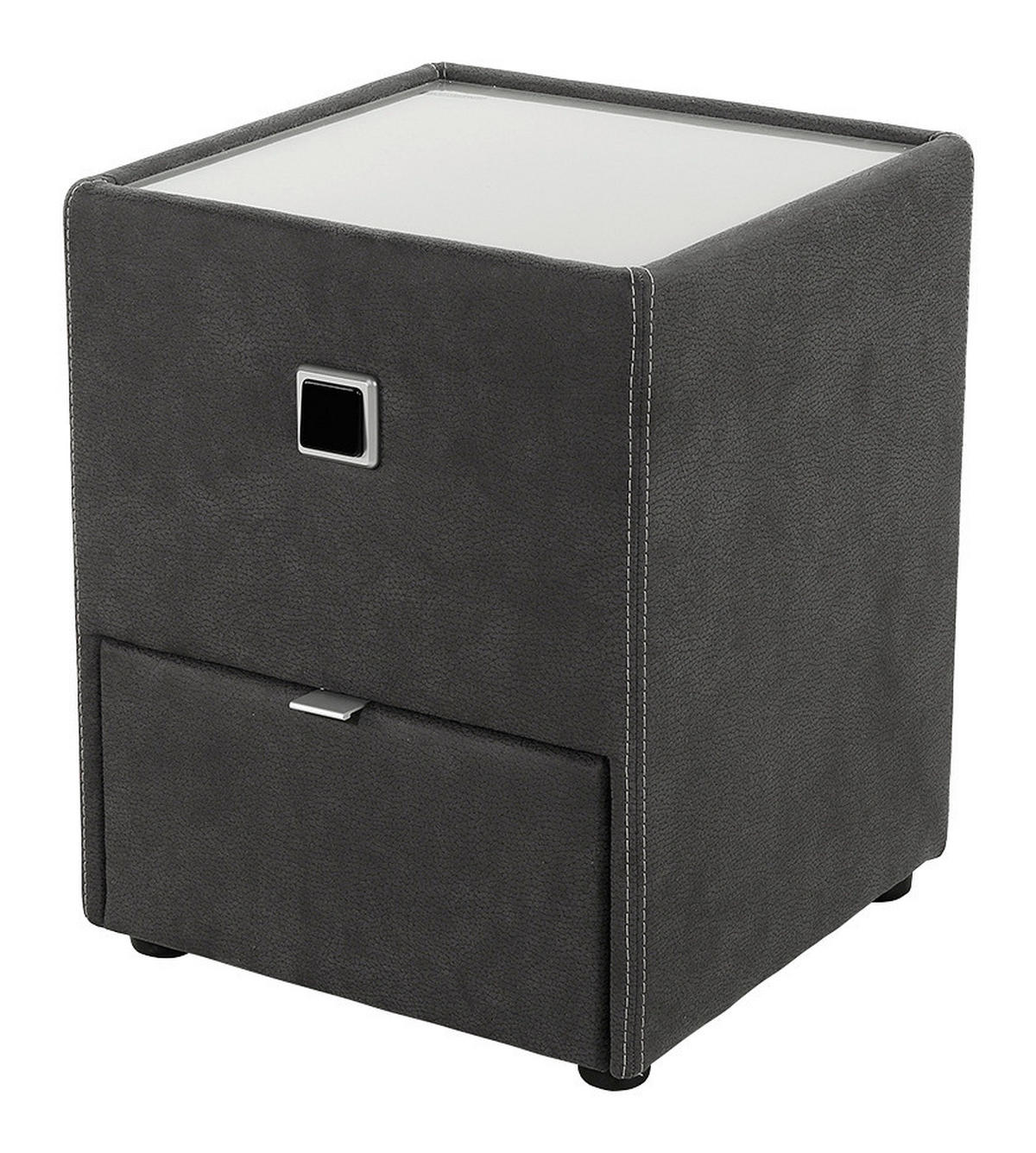 Nachtkonsole  dunkelgrau Lancy_Nachtkonsole 493/19 - dunkelgrau (43,00/53,00/45,00cm)