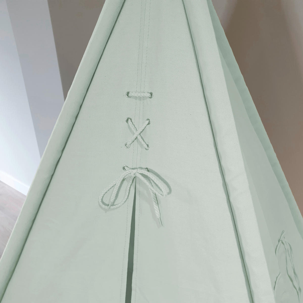 Sunny Kinder Tipi-Zelt Alba B/H/L: ca. 120x160x120 cm Alba - hellgrün (120,00/120,00/160,00cm) - Sunny
