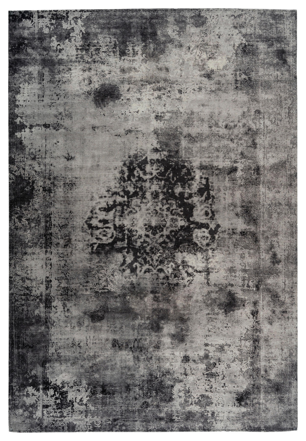 360Living Teppich Vintage grau B/L: ca. 140x200 cm Vintage - grau (140,00/200,00cm) - 360Living