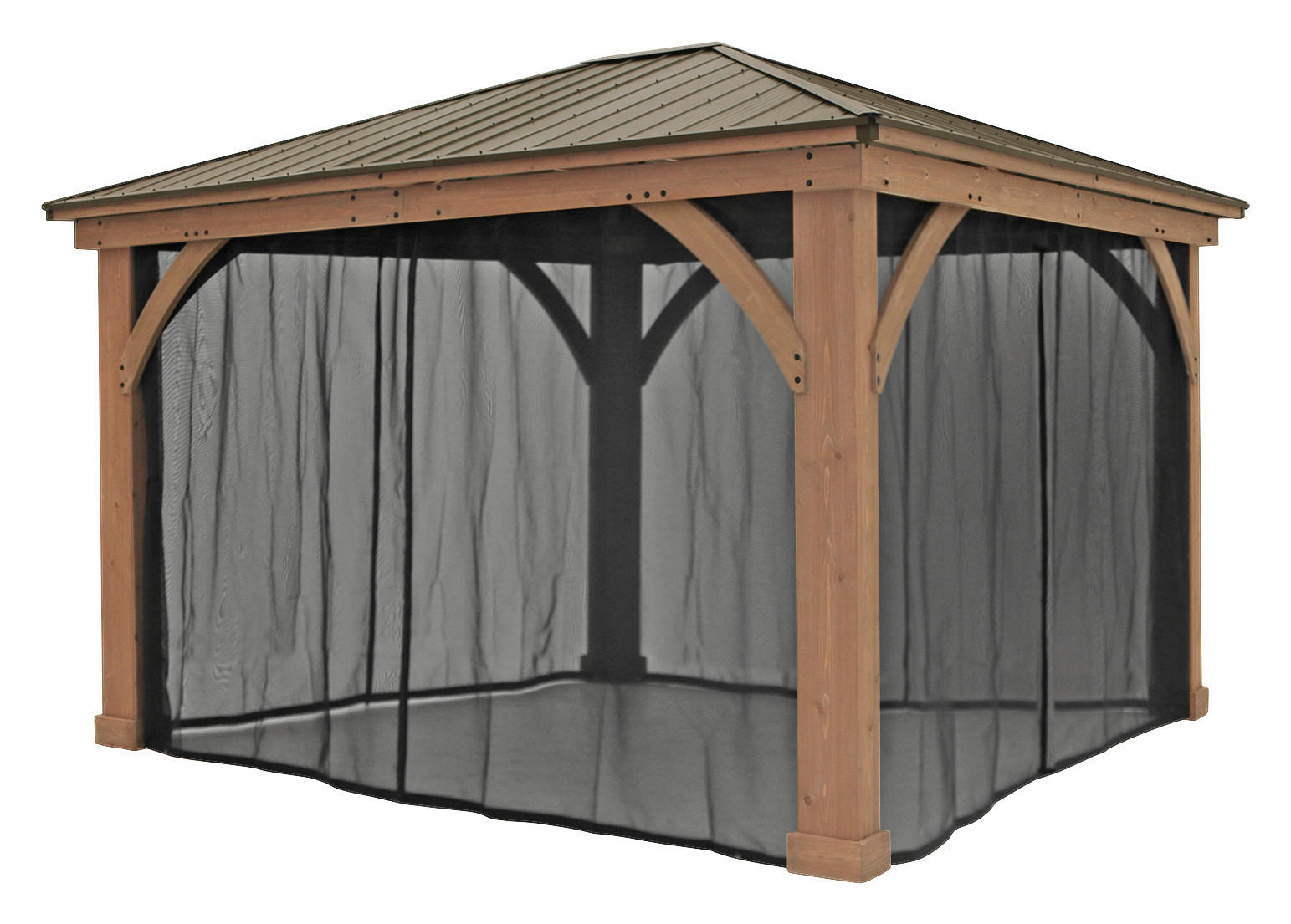 Westmann Pavillon-Moskitonetz Devon schwarz Mesh Devon - schwarz - Westmann