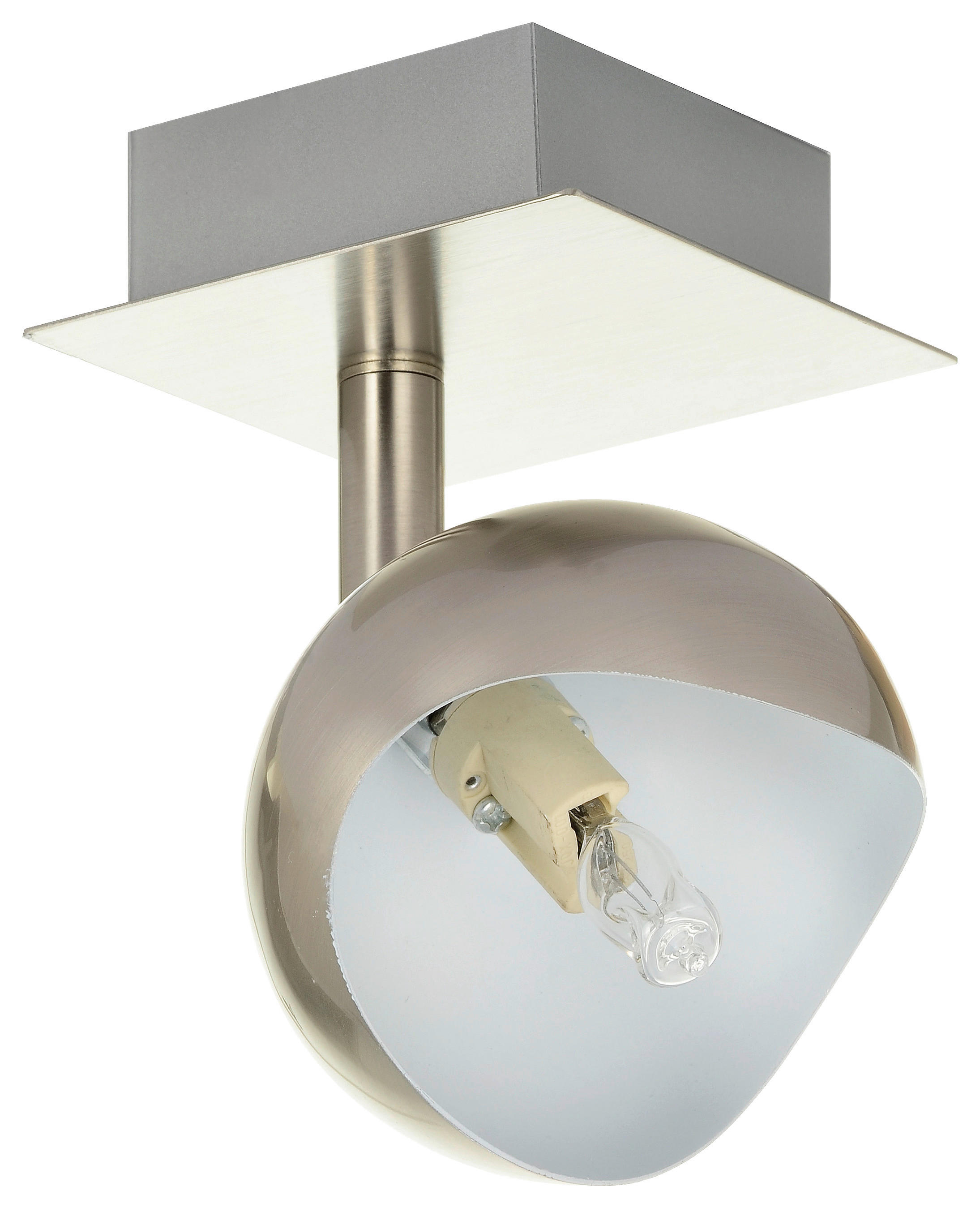 Britop Lighting Wandleuchte Kumi 2720127 nickel matt weiß Metall G9 günstig online kaufen