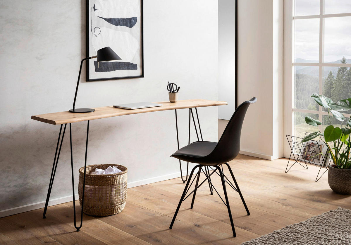 Schreibtisch natur B/H/T: ca. 150x75x36 cm Schreibtisch - natur (150,00/75,00/36,00cm) - Wohnling