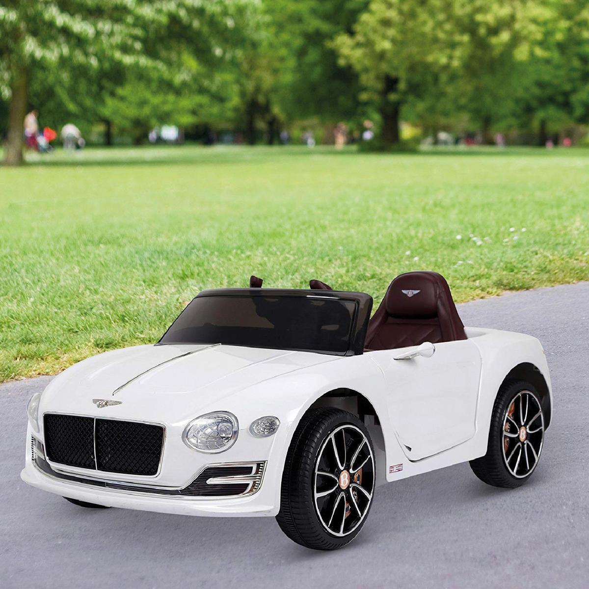 HOMCOM Kinderauto Bentley Continental weiß B/H/L: ca. 60x43x108 cm Bentley Continental - weiß (108,00/60,00/43,00cm) - HOMCOM