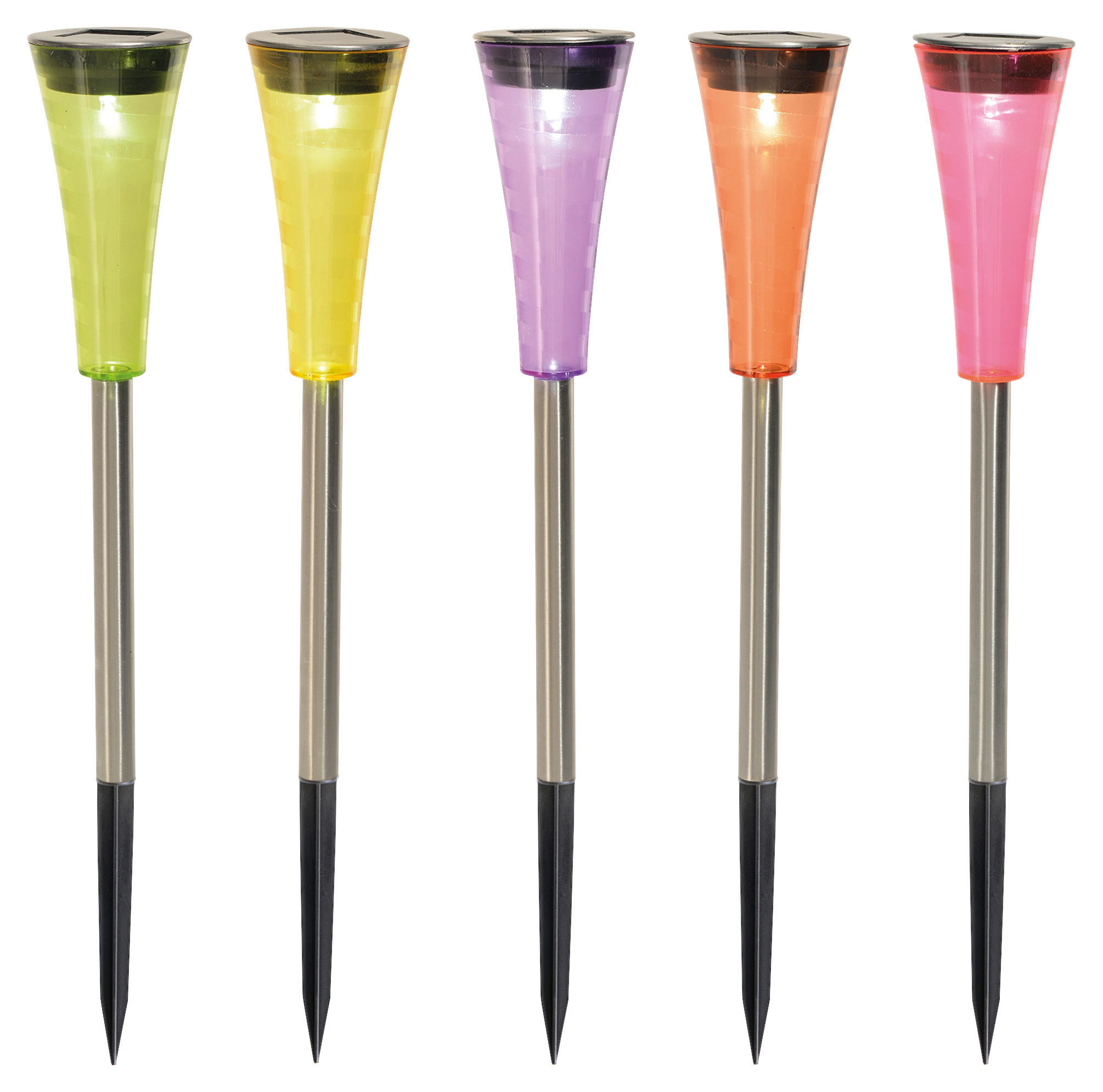 LED-Solarleuchte LED Solarleuchte "MULTI" (5er Set) - Näve Leuchten