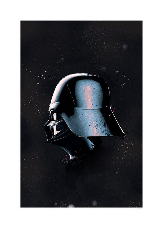 Komar Poster Star Wars Classic Helmets Vader Star Wars B/L: ca. 50x70 cm Star Wars Classic Helmets Vader - (50,00/70,00cm) - Komar