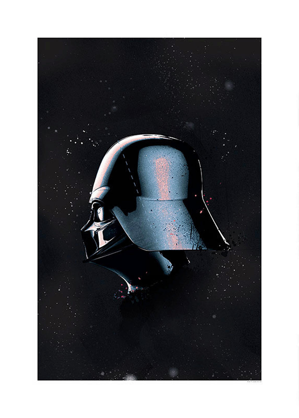Komar Poster Star Wars Classic Helmets Vader Star Wars B/L: ca. 50x70 cm Star Wars Classic Helmets Vader - (50,00/70,00cm) - Komar