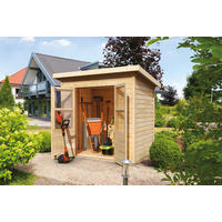 Karibu Gartenhaus Tony 0,5 natur B/H/T: ca. 212x219x154 cm Tony 0,5 - natur (212,00/219,00/154,00cm) - Karibu