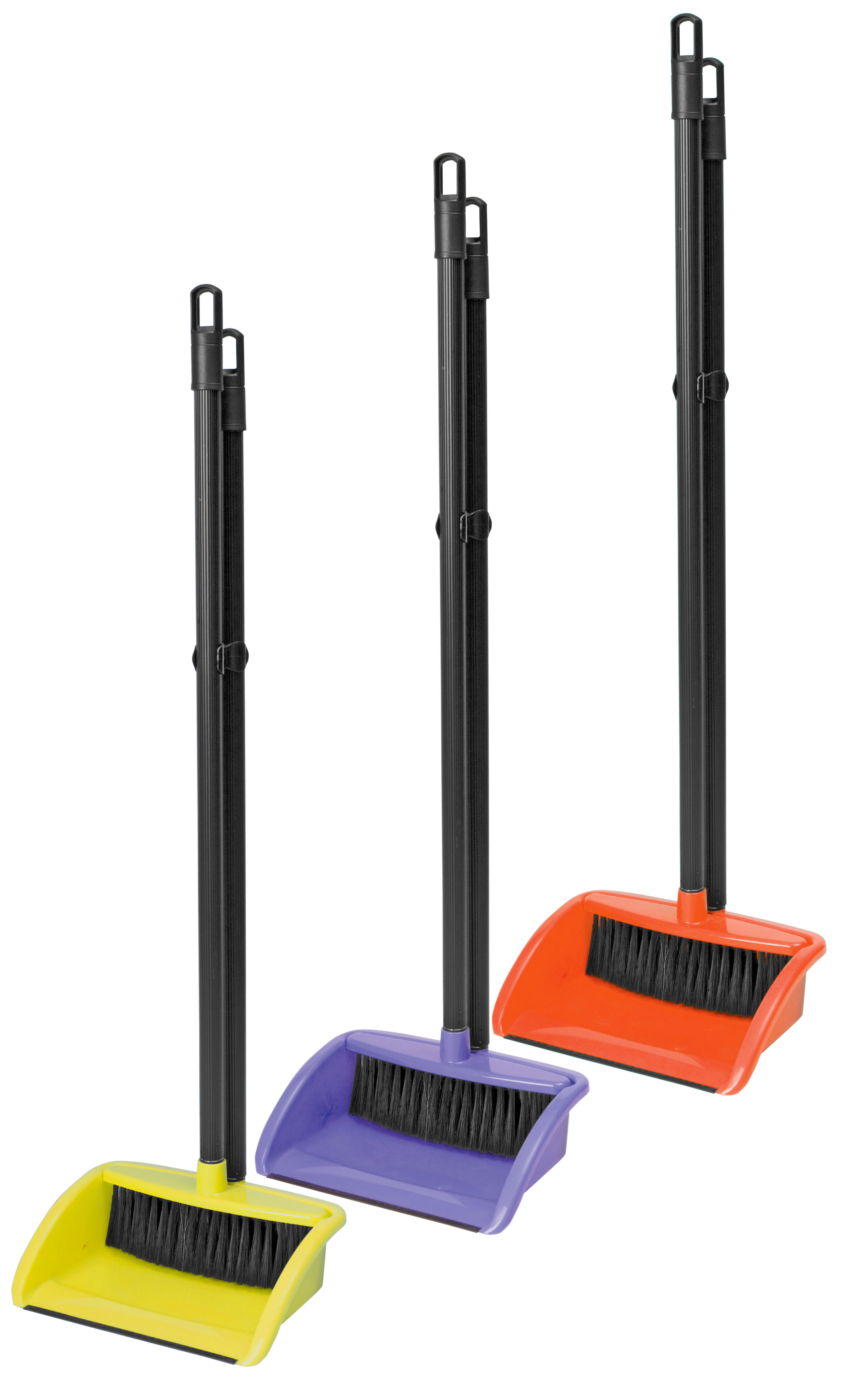 Stand-Kehrgarnitur sortiert B/H/L: ca. 24x21x90 cm Stand-Kehrgarnitur_2tlg._Acidcolor - sortiert (90,00/24,00/21,00cm)
