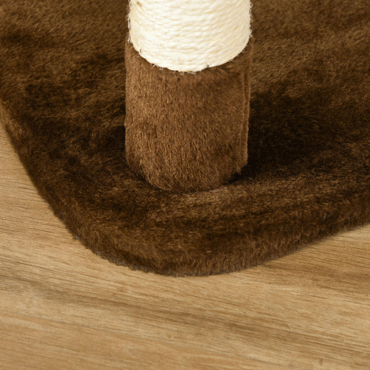 PawHut Katzenbaum braun Sisal B/H/L: ca. 50x153x65 cm Katzenbaum - braun/cremeweiß (65,00/50,00/153,00cm) - PawHut