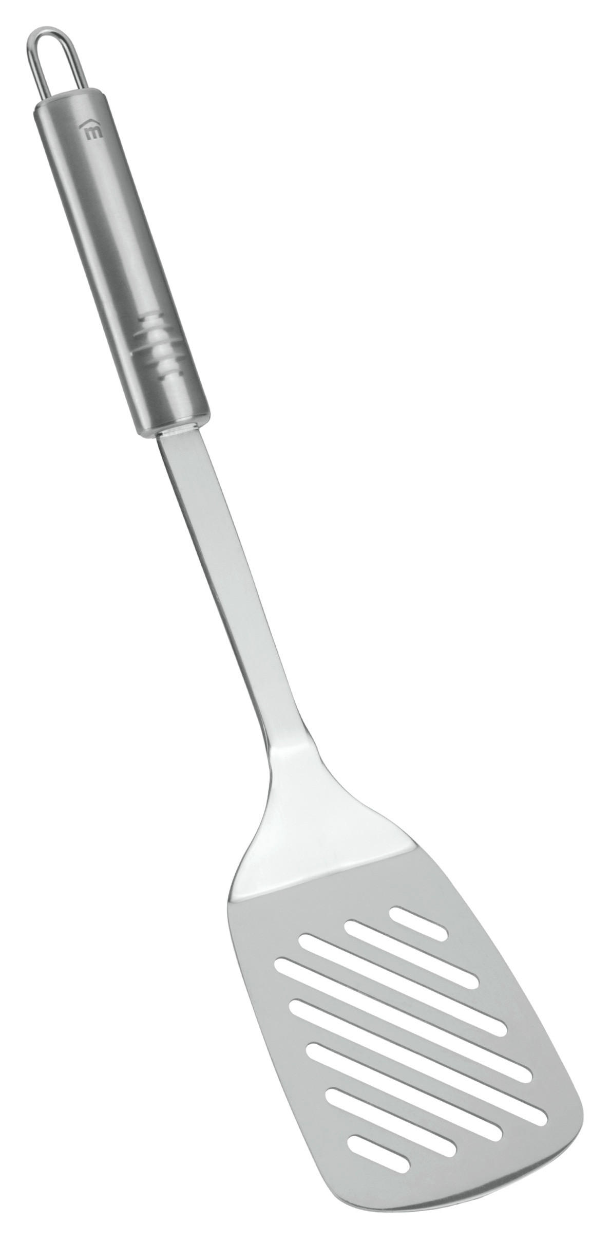 Haushaltshelfer silber Edelstahl B/H/L: ca. 7,9x34,4x3,9 cm Pfannenwender - silber (3,90/7,90/34,40cm)