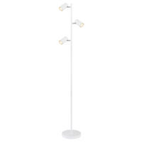 GLOBO Stehleuchte weiß Metall B/H/T: ca. 23x154x25 cm GU10 3 Brennstellen ROBBY - weiß (23,00/154,00/25,00cm) - GLOBO