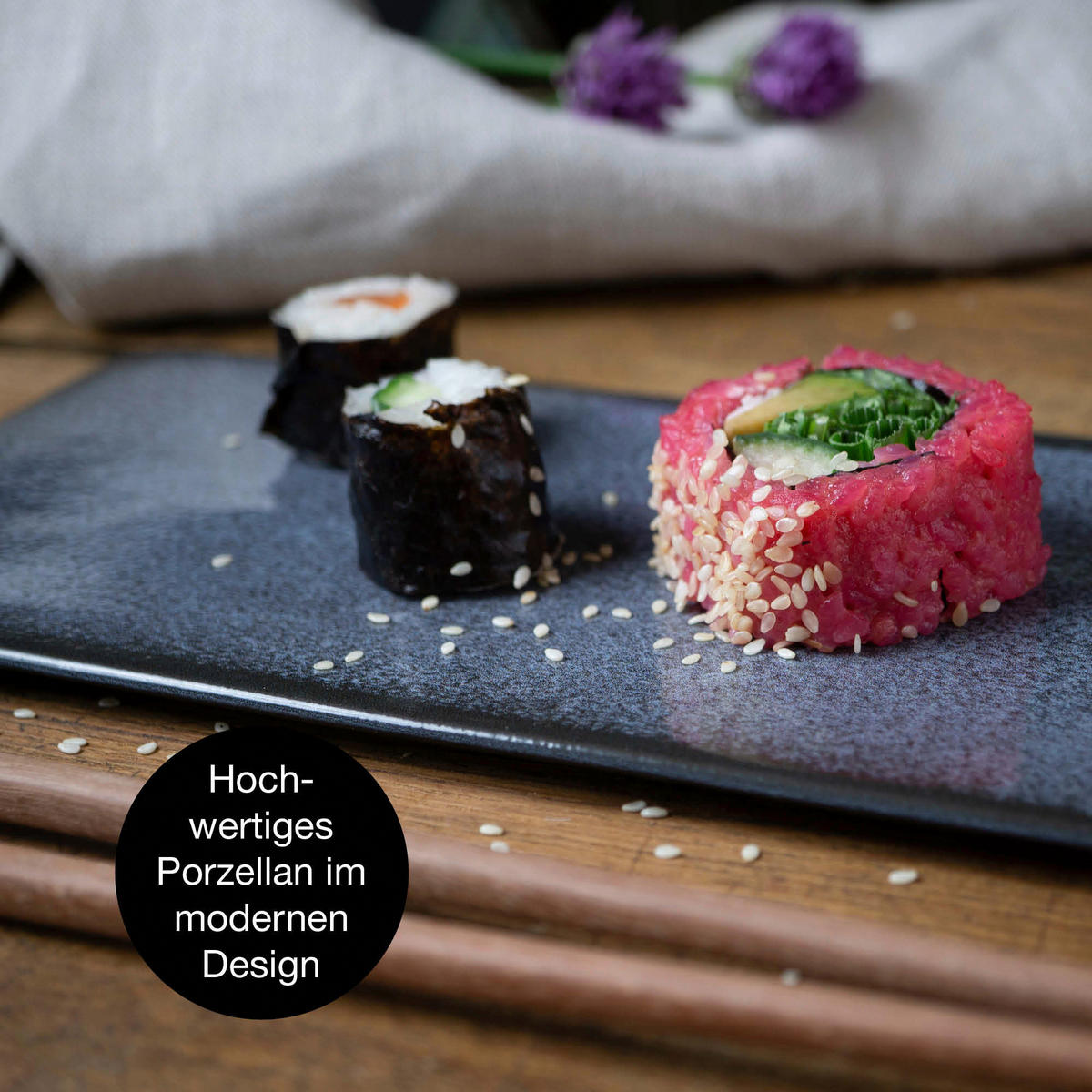 Moritz & Moritz Sushi-Set blau Porzellan Sushiset_10tlg. - blau - Moritz & Moritz