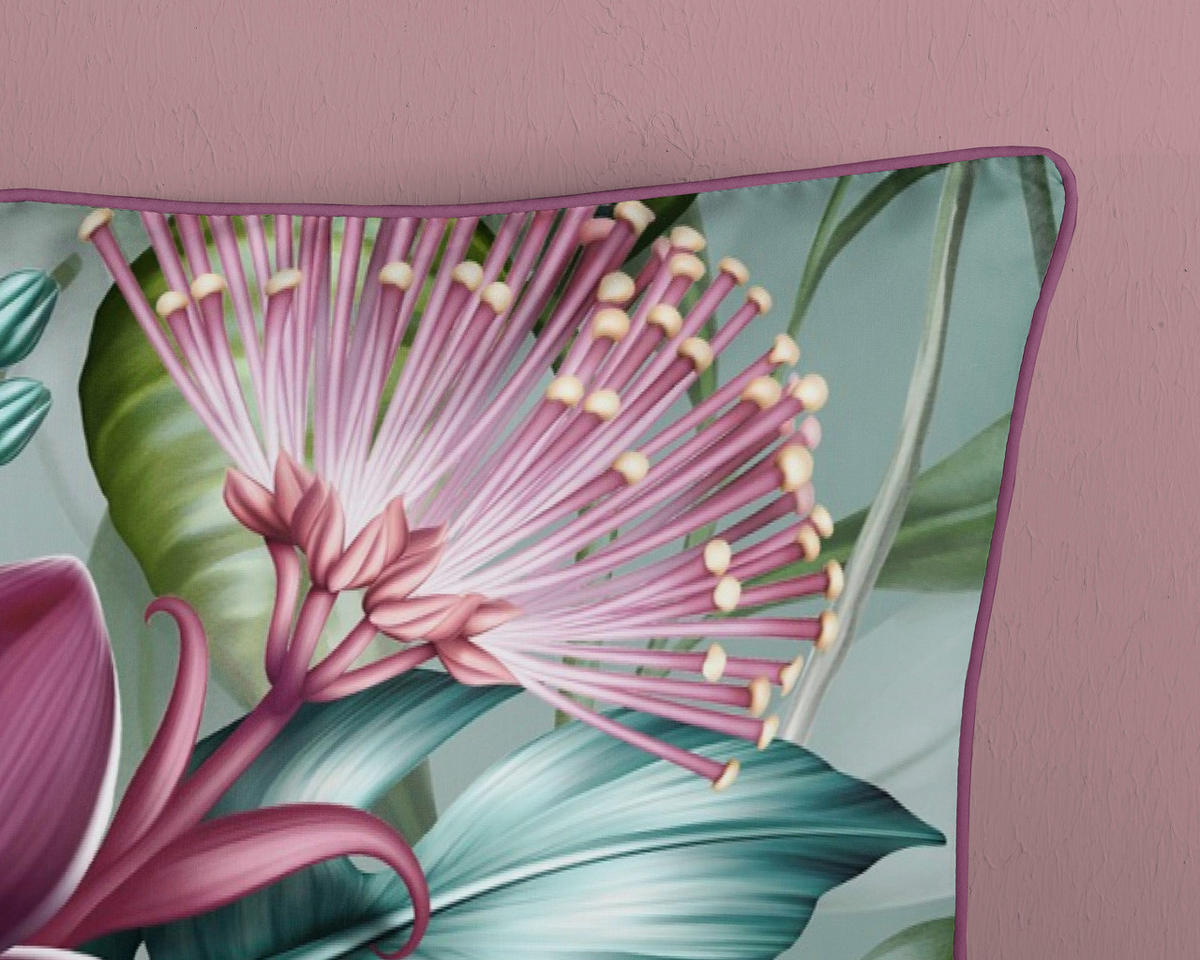 Baumwoll Bettwäsche Allison Satin Allison - Multi (155,00/220,00cm) - Descanso