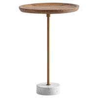 Beistelltisch Mango Marmor B/H/T: ca. 40x55x40 cm Beistelltisch - (40,00/55,00/40,00cm) - Wohnling