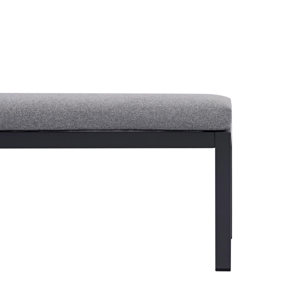 Loungeset grau Aluminium Corner_Sofaset_5tlg. - natur/dunkelgrau