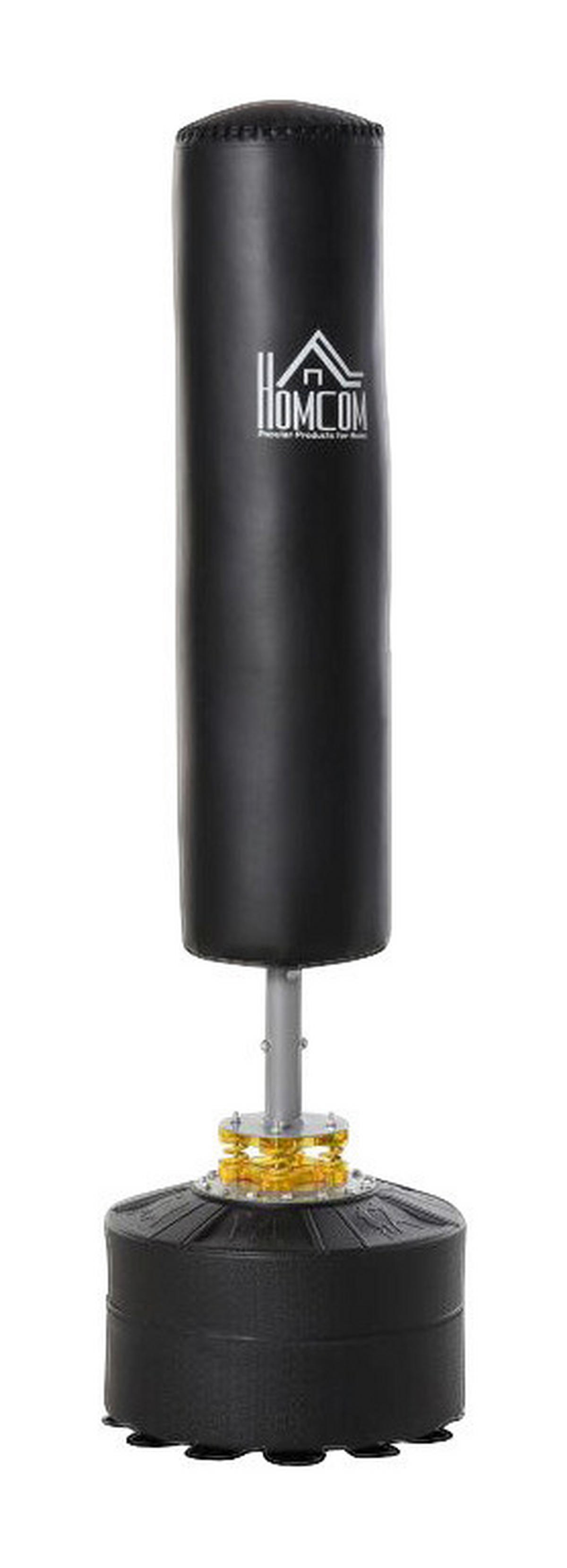 HOMCOM Standboxsack schwarz Stahl B/H: ca. 50x170 cm Standboxsack - schwarz (50,00/170,00cm) - HOMCOM