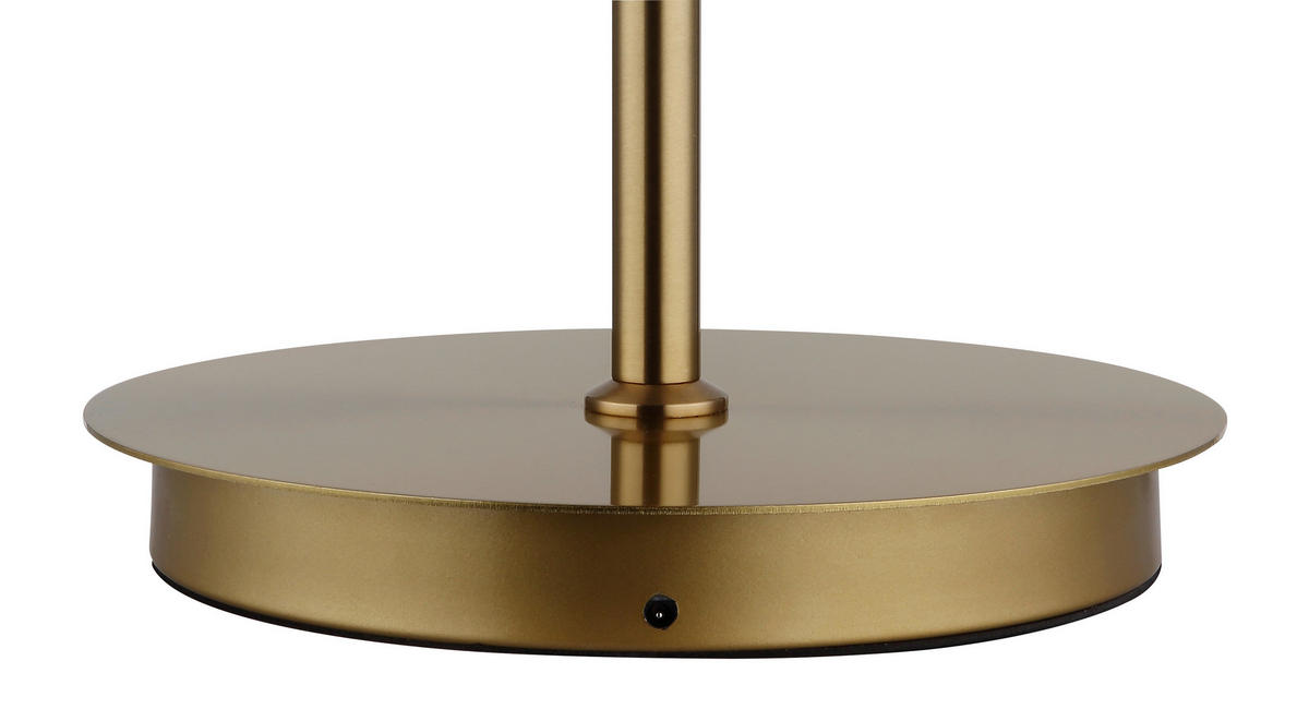 GLOBO Stehleuchte gold Metall Glas B/H/L: ca. 44x37x44 cm Stehleuchte-Avila - gold (44,00/44,00/37,00cm) - GLOBO